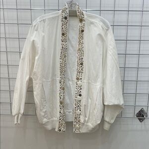 Vintage Embellished White Jacket